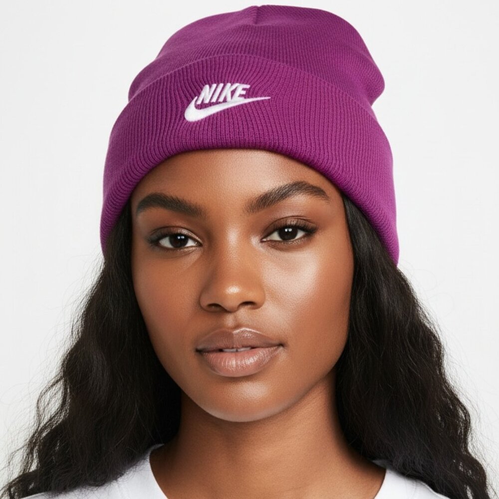 Nike Purple Beanie One Size HF0186-518‎ Unisex Knit Hat